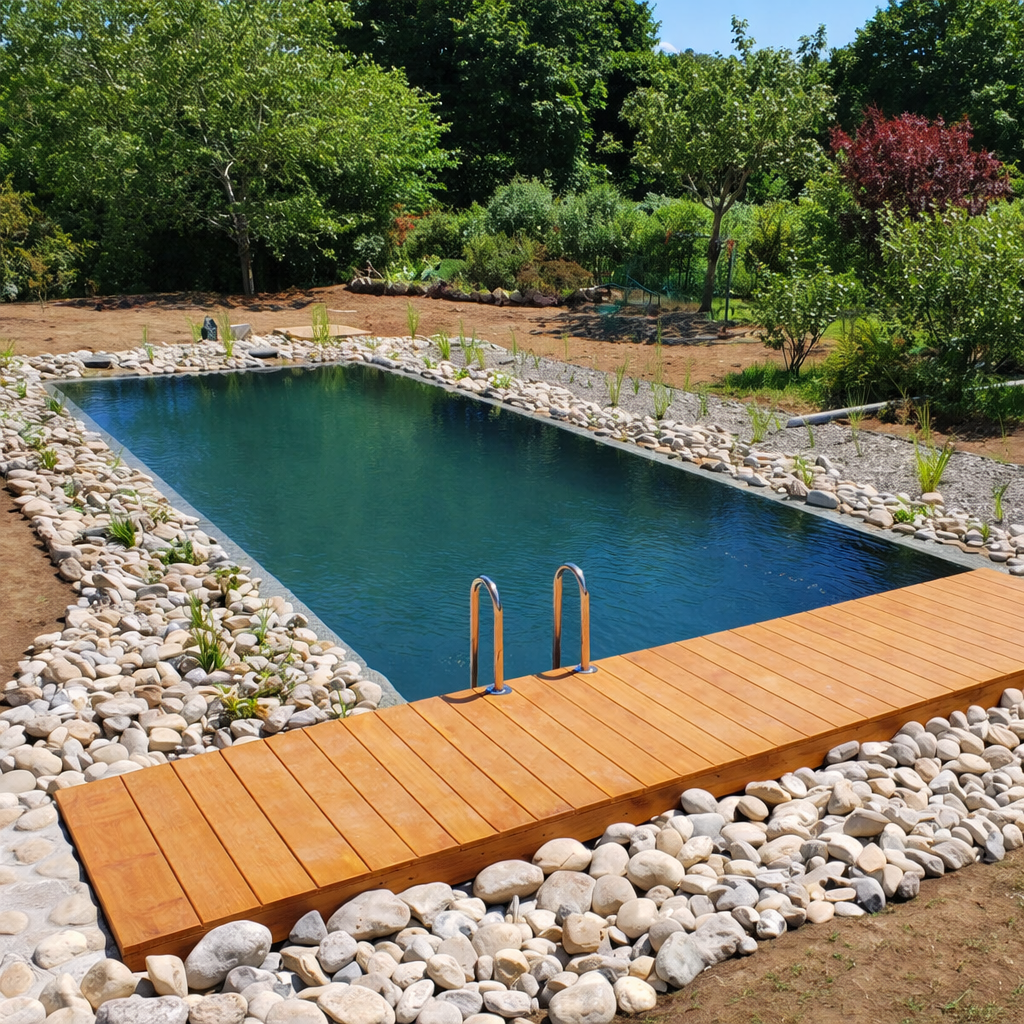 Autoconstruction bassin naturel