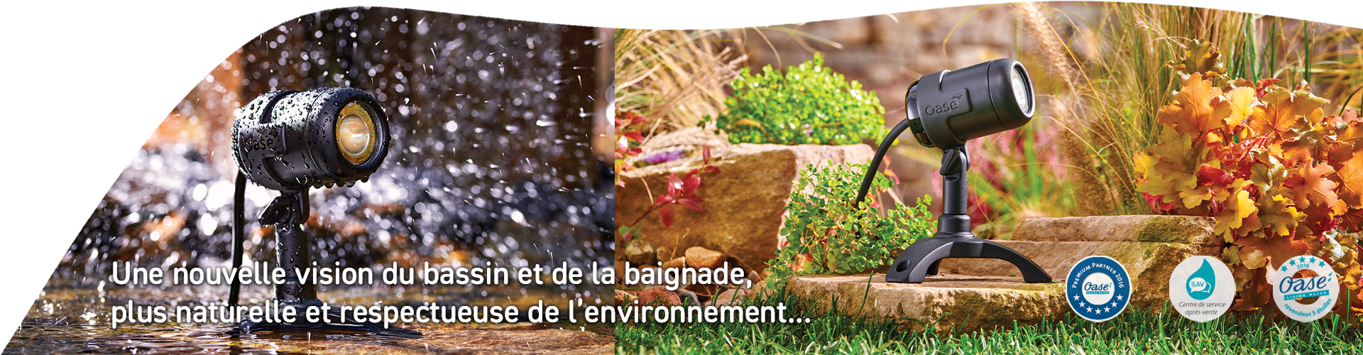 Slider éclairage bassin
