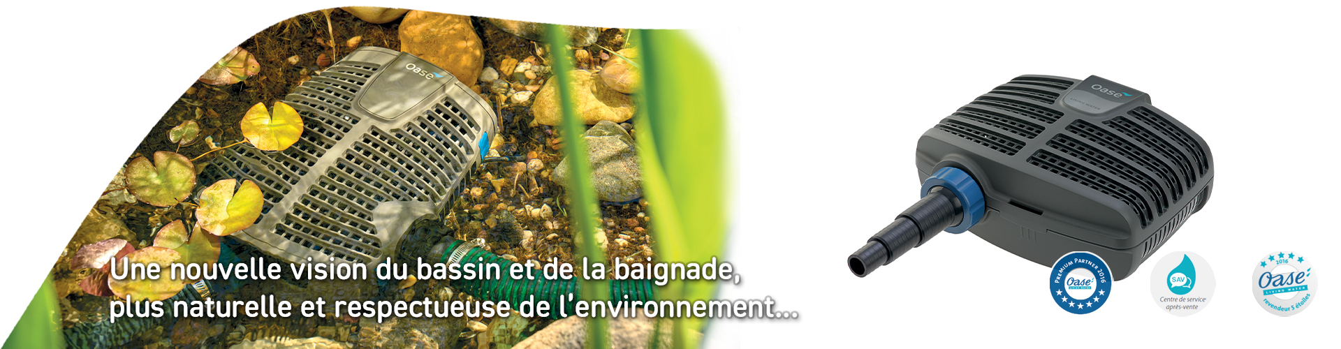 Slider pompe bassin et piscine