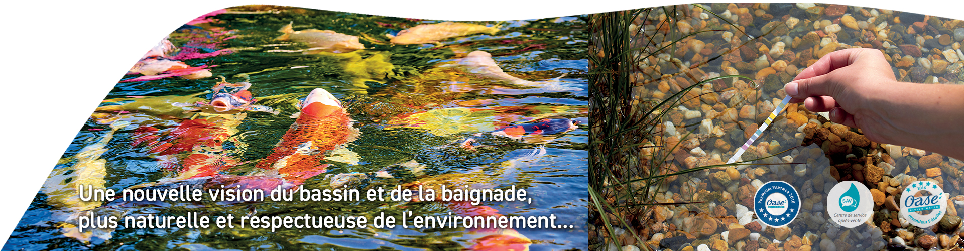 Slider soin poisson bassin